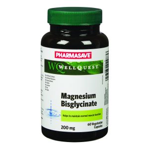 Pharmasave Wellquest Magnesium Bisglycinate 200Mg Capsules 60S